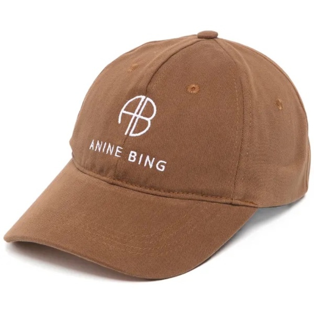 Anine Bing Tan Logo Cap